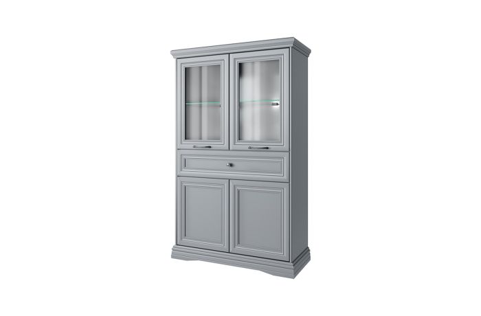 Шкаф-витрина Валенсия (Valencia) 2V2D1S