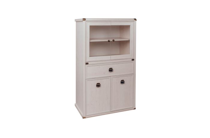 Шкаф  с витриной Магеллан (Magellan) 2V2D1SL