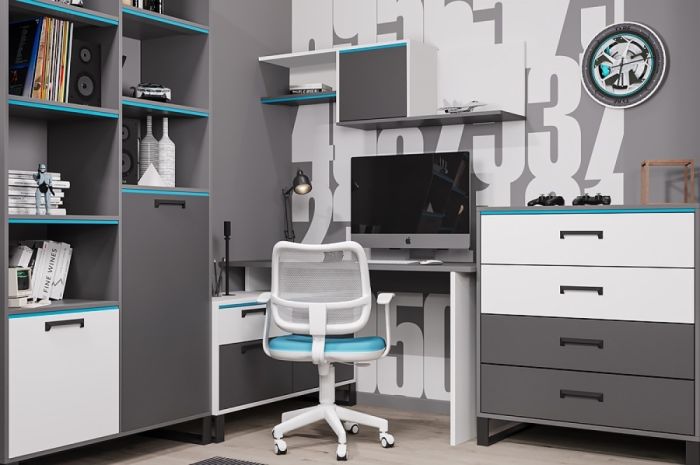 Комод Carbon White (Карбон) К1