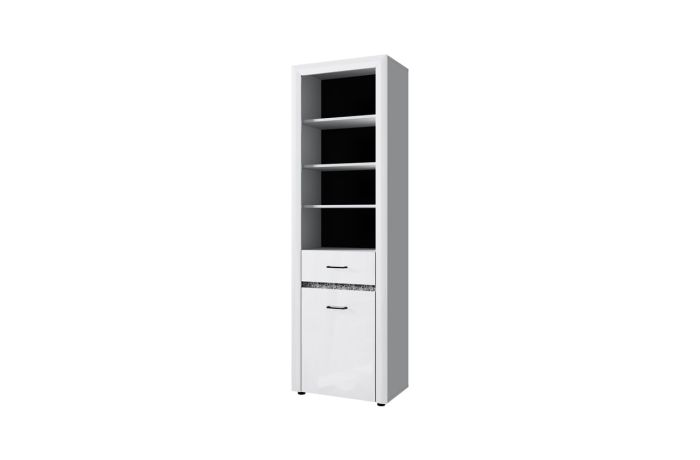 Шкаф открытый Whiteblack (Вайтблэк) 1D1S