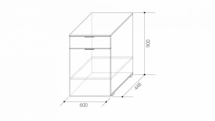 Комодино Split (Сплит) KD3